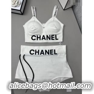 New Stylish Chanel Swimwear CH207065 White 2023