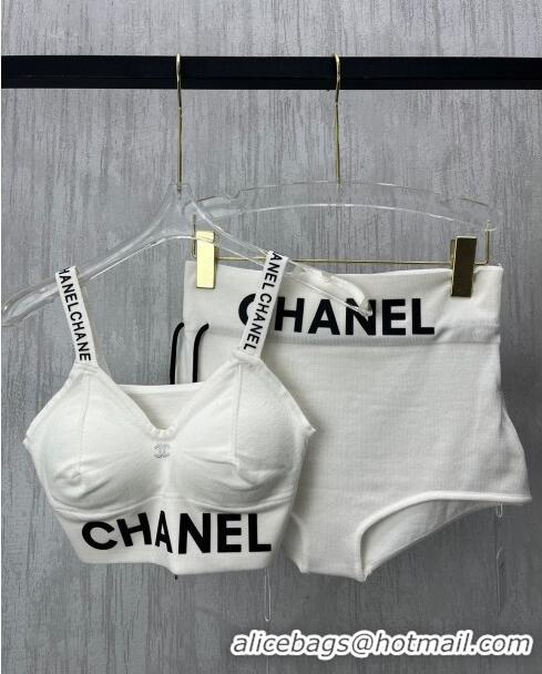 New Stylish Chanel Swimwear CH207065 White 2023