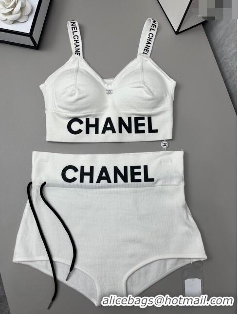 New Stylish Chanel Swimwear CH207065 White 2023