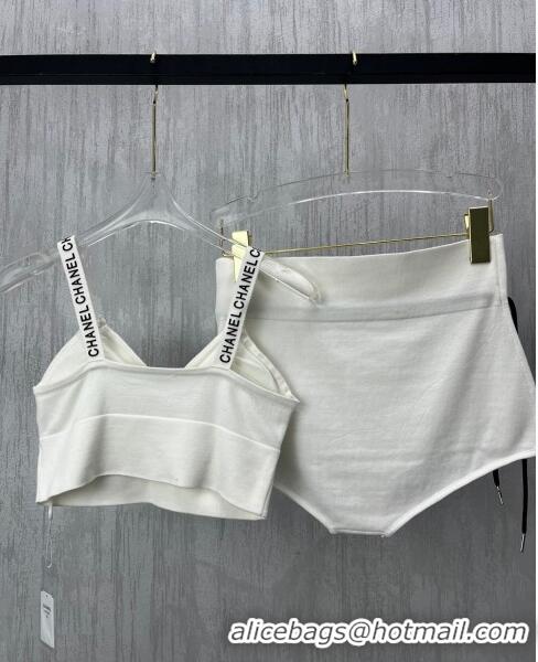 New Stylish Chanel Swimwear CH207065 White 2023