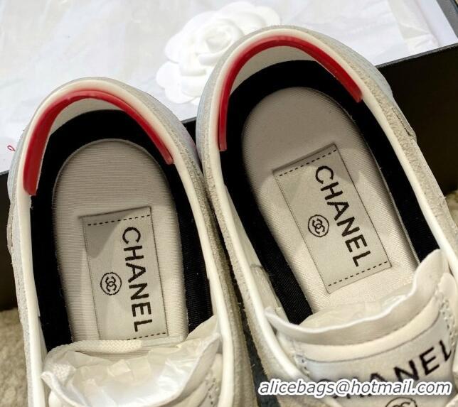 Stylish Chanel Fabric, Suede & Calfskin Sneakers G40012 Multicolor 030255