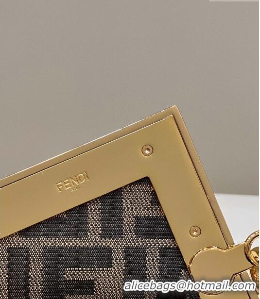 Reasonable Price Fendi First Small Bag in Ostrich Leather Grey 80015M 2022