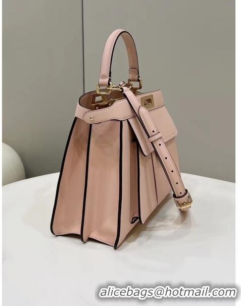 Top Quality Fendi Peekaboo Medium Bag in Calf Leather 8596M Pink 2022