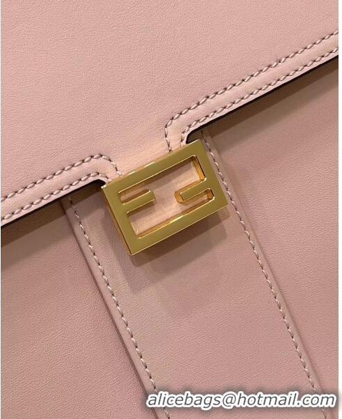 Top Quality Fendi Peekaboo Medium Bag in Calf Leather 8596M Pink 2022