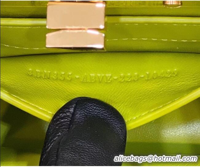 Top Grade Fendi Peekaboo ISeeU Petite Bag in Nappa Leather 80062 Acid Green 2023