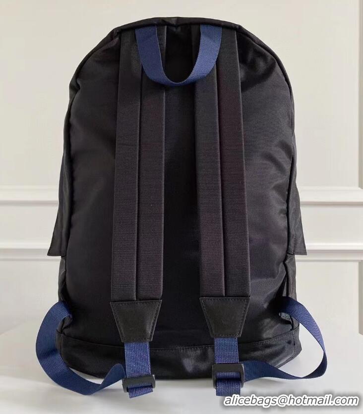 New Design Grade Balenciaga Cotton Canvas Backpack 120216 Black