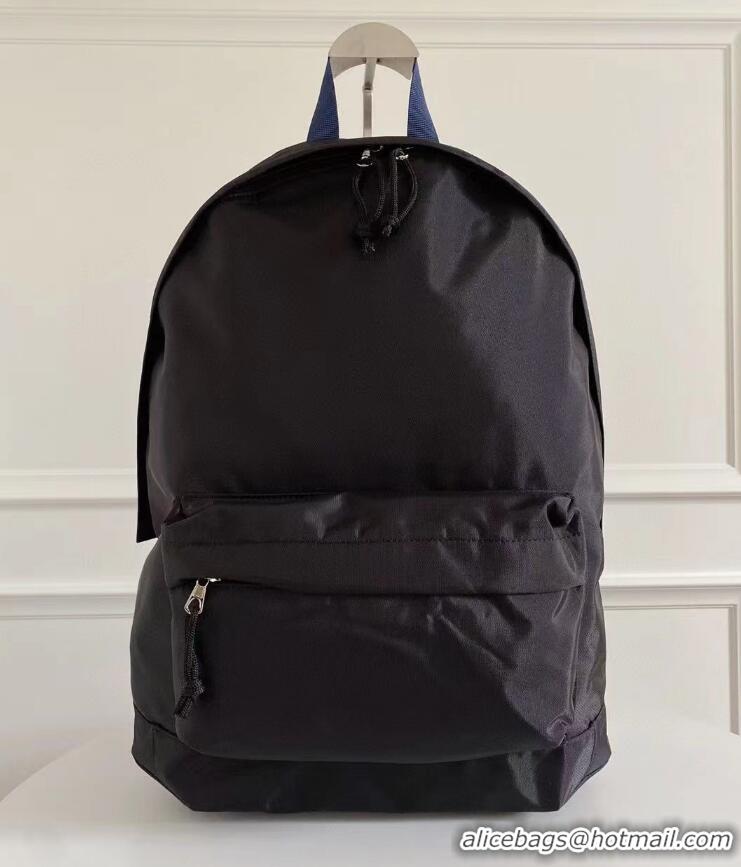 New Design Grade Balenciaga Cotton Canvas Backpack 120216 Black