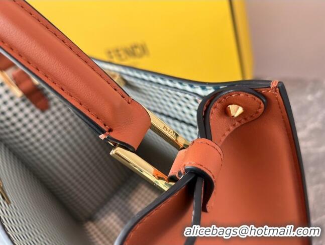 Good Taste Fendi Peekaboo X-Lite Medium Bag in FD8051 Brown Calfskin 2023