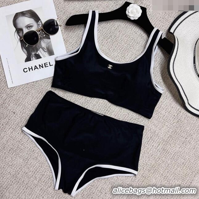 Cheapest Chanel Swimwear 021433 Black 2023