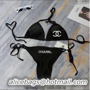 Cheapest Chanel CC Swimwear 030708 Black 2023