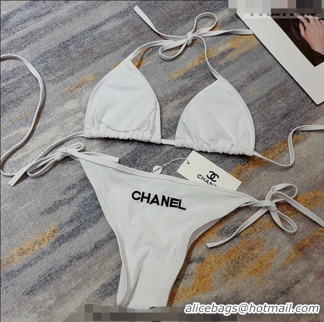 Discount Fashion Chanel CC Swimwear 030708 White 2023