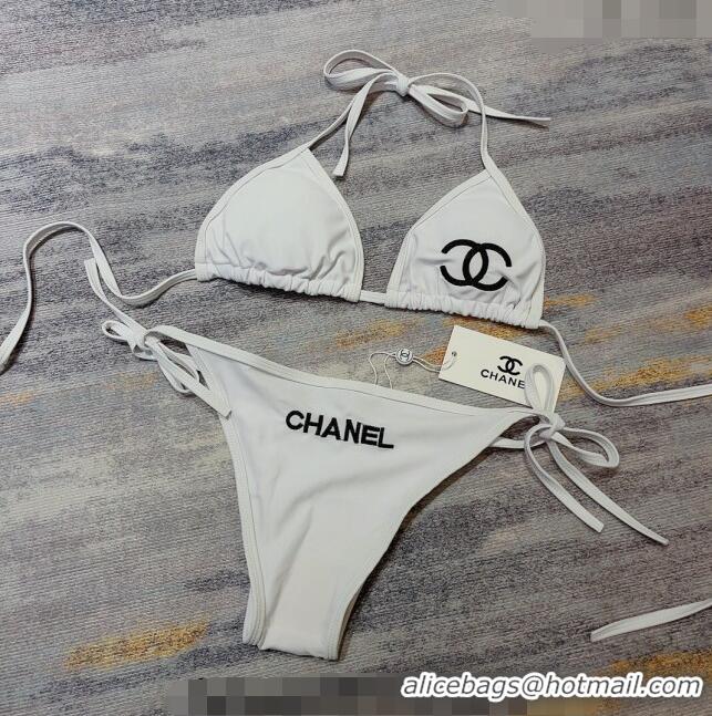 Discount Fashion Chanel CC Swimwear 030708 White 2023