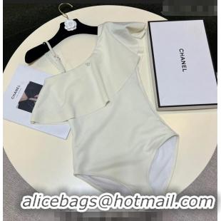 Discount Chanel One Piece Swimwear 030710 White 2023