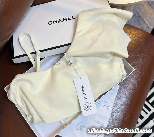 Discount Chanel One Piece Swimwear 030710 White 2023