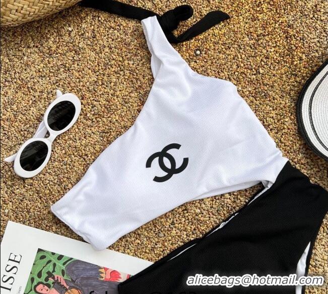 Classic Specials Chanel Two Pieces Swimwear 030711 White/Black 2023