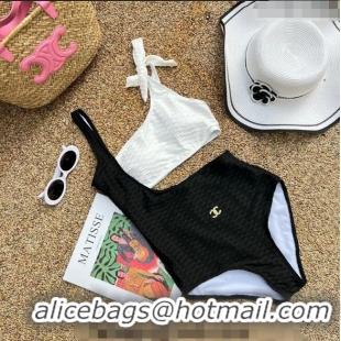 Most Popular Chanel Swimwear 030716 Black/White 2023