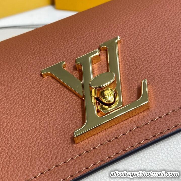 Sumptuous Louis Vuitton LOCKME TENDER M58554 BROWN