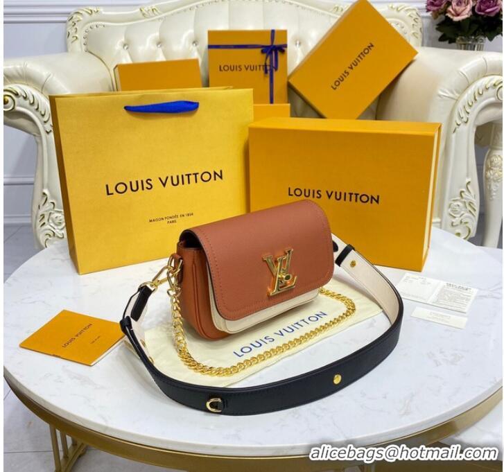 Sumptuous Louis Vuitton LOCKME TENDER M58554 BROWN