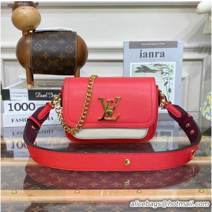 Buy Inexpensive Louis Vuitton LOCKME TENDER M58554 RED