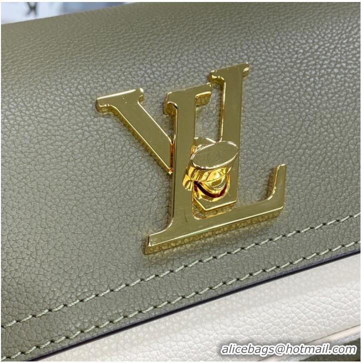 Shop Inexpensive Louis Vuitton LOCKME TENDER M58554 Light Khaki Green