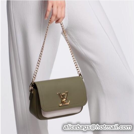 Shop Inexpensive Louis Vuitton LOCKME TENDER M58554 Light Khaki Green