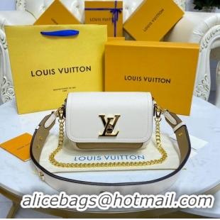 Well Crafted Louis Vuitton LOCKME TENDER M58554 Cream&Brown