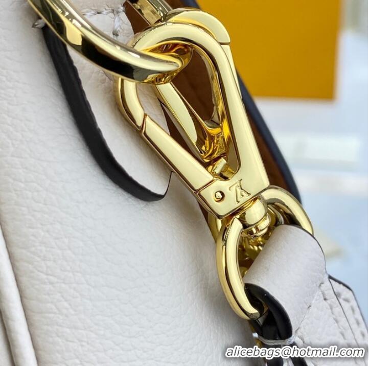 Well Crafted Louis Vuitton LOCKME TENDER M58554 Cream&Brown