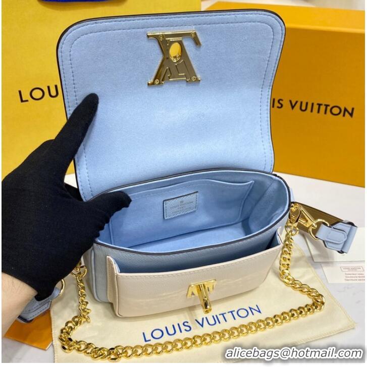 Top Quality Louis Vuitton LOCKME TENDER M58554 light blue