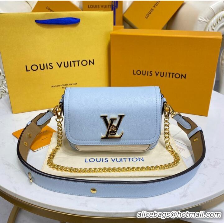 Top Quality Louis Vuitton LOCKME TENDER M58554 light blue