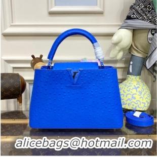 Promotional Louis Vuitton CAPUCINES BB M59872 blue