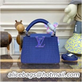 Top Design Louis Vuitton CAPUCINES MINI N93163 blue