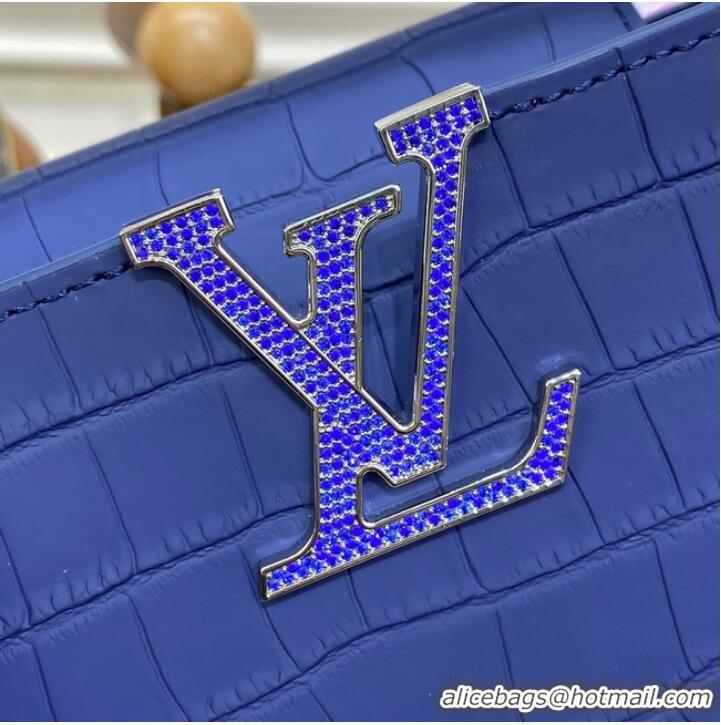 Top Design Louis Vuitton CAPUCINES MINI N93163 blue