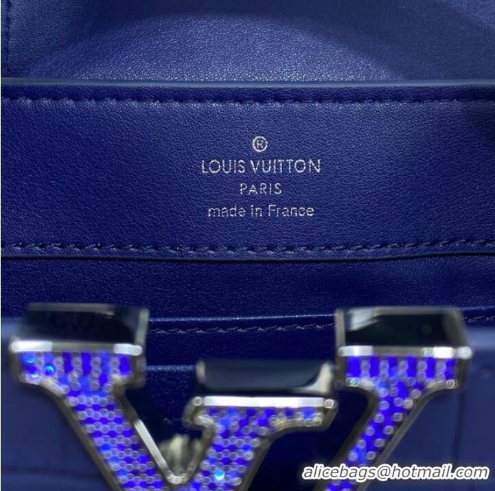 Top Design Louis Vuitton CAPUCINES MINI N93163 blue