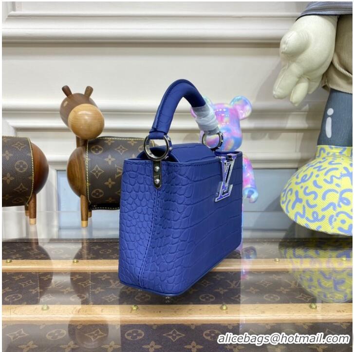 Top Design Louis Vuitton CAPUCINES MINI N93163 blue