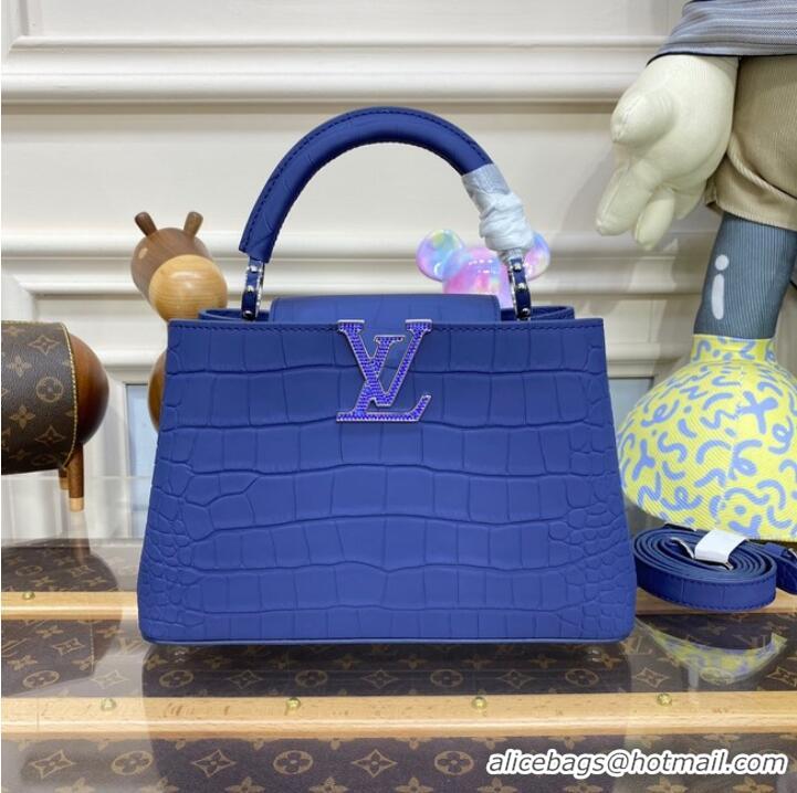 Top Quality Louis Vuitton CAPUCINES BB N93164 blue