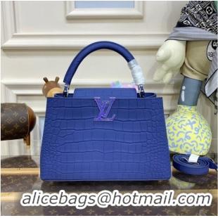 Promotional Cheap Louis Vuitton CAPUCINES N93165 blue