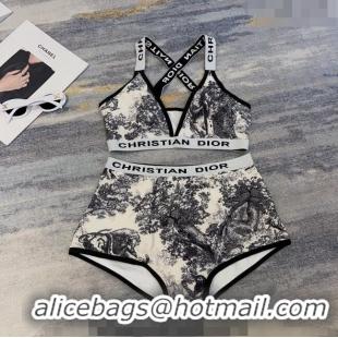 Buy Inexpensive Dior Toile de Jouy Two Pieces Swimwear 0311 2023