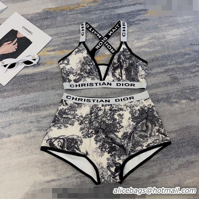 Buy Inexpensive Dior Toile de Jouy Two Pieces Swimwear 0311 2023