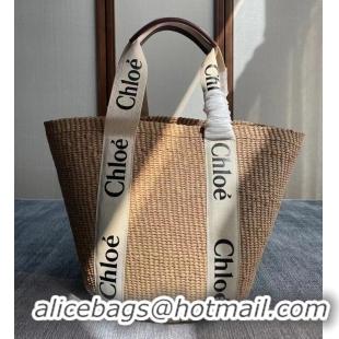 Traditional Specials Chloe Medium Woody Basket Bag 0623115 Beige