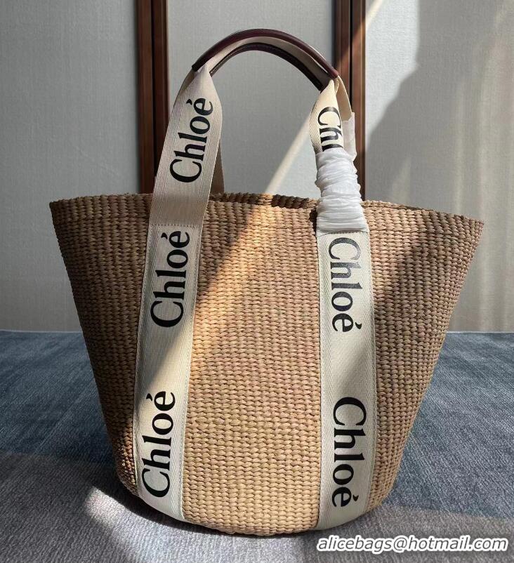 Traditional Specials Chloe Medium Woody Basket Bag 0623115 Beige