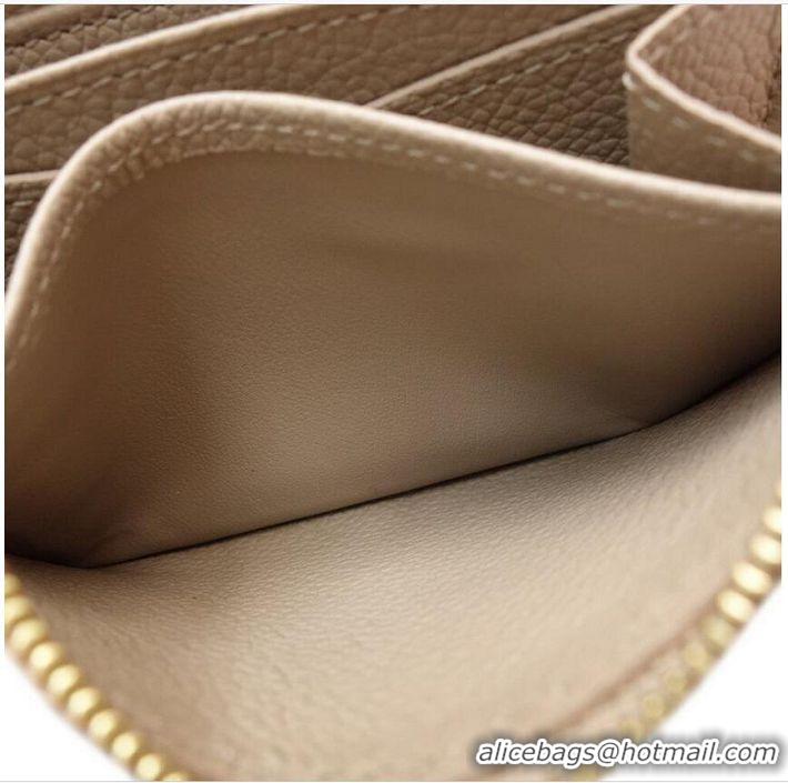 Buy Discount Louis Vuitton Monogram Empreinte Zippy Coin Purse M68696 Tourterelle Beige