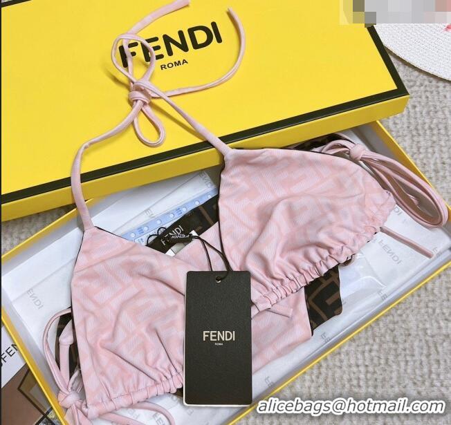 Low Cost Fendi FF Reversible Swimwear 021423 Pink/Brown 2023