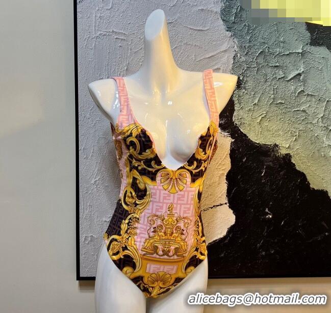 Hot Sell Cheap Versace x Fendi Fendace Swimwear 0307 Pink 2023