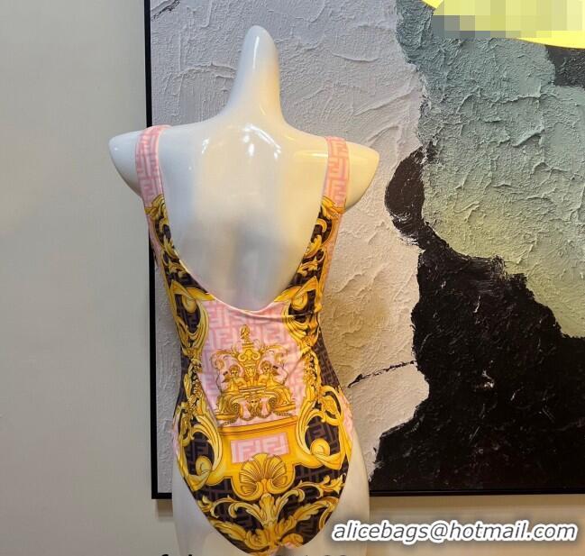 Hot Sell Cheap Versace x Fendi Fendace Swimwear 0307 Pink 2023