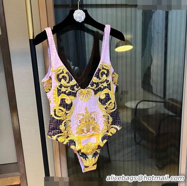 Hot Sell Cheap Versace x Fendi Fendace Swimwear 0307 Pink 2023