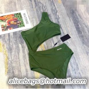 Good Taste Prada One Piece Swimwear P031111 Green 2023