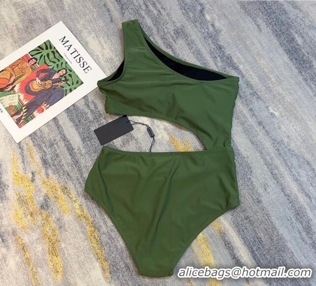 Good Taste Prada One Piece Swimwear P031111 Green 2023