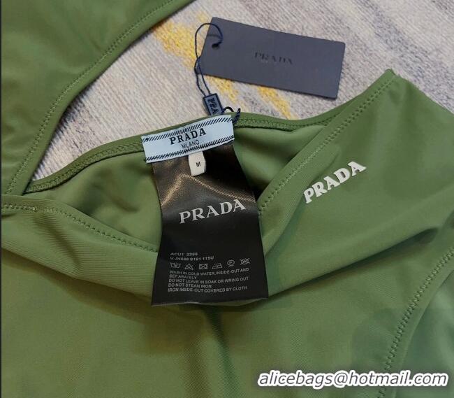 Good Taste Prada One Piece Swimwear P031111 Green 2023