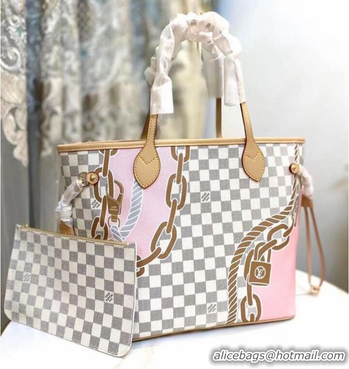 Best Price Louis Vuitton Damier Azur Canvas Neverfull MM N40471