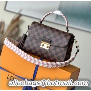 Super Quality Louis vuitton Damier Ebene Canvas Braided Croisette N40451